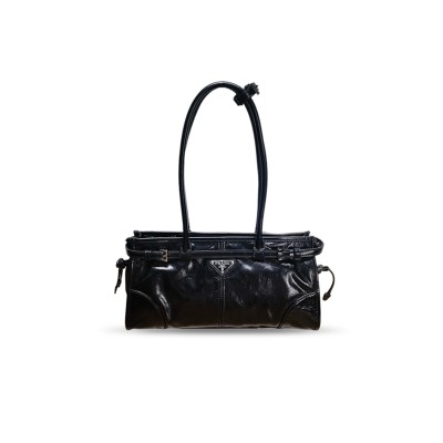 PRADA BONNIE MEDIUM LEATHER HANDBAG 1BA426 (32*15*12cm) 